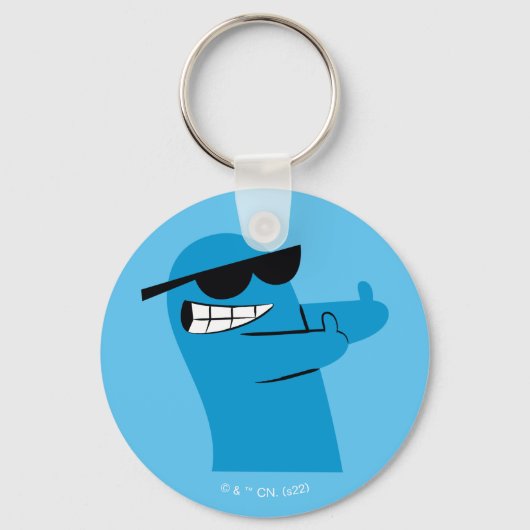 Foster's Home voor Imaginaire vrienden | Cool Bloo Sleutelhanger (Voorkant)
