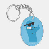 Foster's Home voor Imaginaire vrienden | Cool Bloo Sleutelhanger (Voorkant Links)