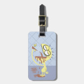 Foster's Home voor Imaginaire vrienden | Kaas Bagagelabel (Voorkant verticaal)