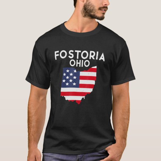 Fostoria Ohio USA T-shirt (Voorkant)