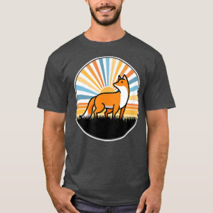 FoSunset Retro Animal Wildlife Mammal Zoo Cute 127 T-shirt