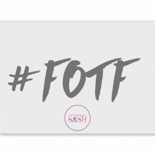 #FOTF Clear Vinyl Sticker (Voorkant)