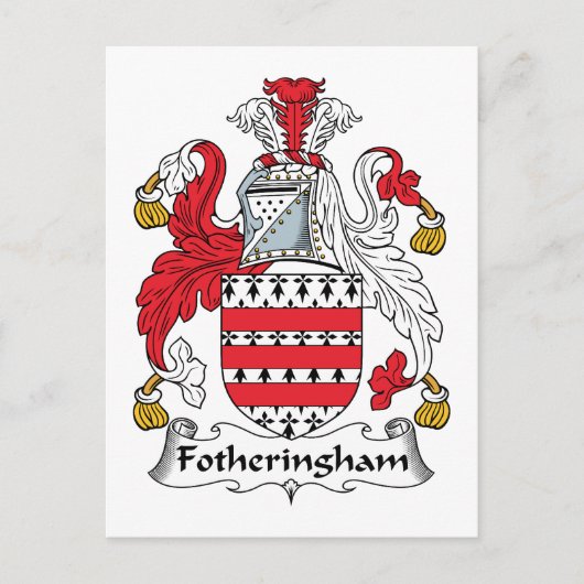 Fotheringham Family Crest Briefkaart (Voorkant)