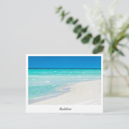 Fotheyo Island Malediven Briefkaart (Staand voorkant)