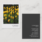 Foto 03 - Gele Tulpen Visitekaartje (Voorkant / Achterkant)
