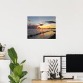 foto 109 Beach sunset Poster (Thuiskantoor)