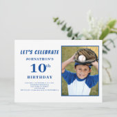 Foto 10e verjaardag kaart (Staand voorkant)