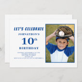 Foto 10e verjaardag kaart (Voorkant / Achterkant)