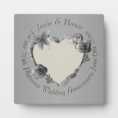 Foto 10th,11,20,23,25,70th Wedding Jubileum Fotoplaat (Voorkant)