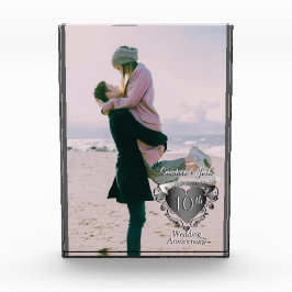 Foto 10th,20th,25th,Wedding Jubileum 3D Heart