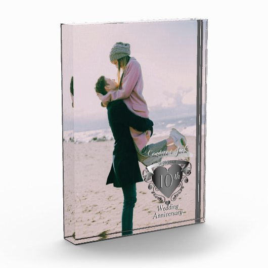 Foto 10th,20th,25th,Wedding Jubileum 3D Heart (Links)