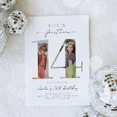 Foto 14e verjaardag uitnodiging