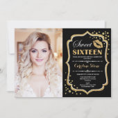 Foto: 16 oktober - Gold Black Kiss Kaart (Voorkant)