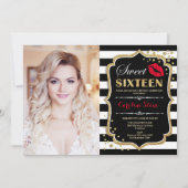 Foto: 16 oktober - Red Kiss Gold Black Kaart (Voorkant)