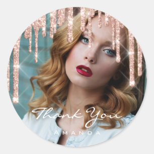 Foto: 16e Bridal Roos Glitter Ronde Sticker