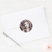 Foto: 16e Bridal Roos Glitter Ronde Sticker (Envelop)