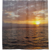 Foto: 18 oceaanzonsondergang douchegordijn (Voorkant)