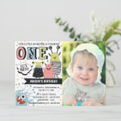 Foto: 1 jaar Uitnodiging tot geboorte monster (Staand voorkant)