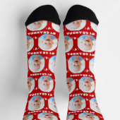 Foto #1 Opa Rood Baby Kind Vaderdag Sokken (Top)