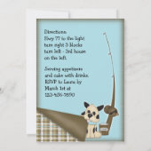 Foto 1st Birthday Fisherman Invitation Kaart (Achterkant)