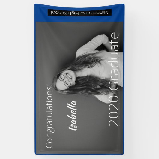  foto 2020 Afstuderen Vinylbanner Spandoek (Verticaal)