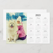 Foto 2023 Kalender Kerstgroet Feestdagenkaart (Voorkant / Achterkant)