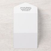 Foto 2024 Kalender Script Vrolijke Kerstvakantie All In One Uitnodiging (Buitenkant)