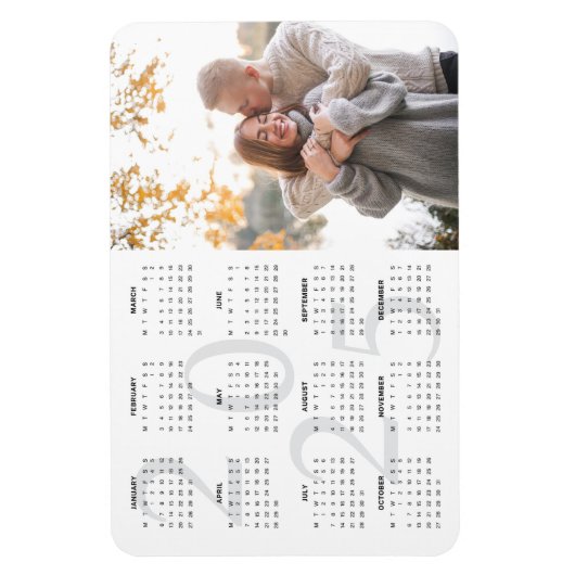 Foto 2025 Maandkalender Magneet (Verticaal)