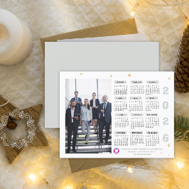 Foto 2026 Kalender Corporate Business Company Feestdagenkaart