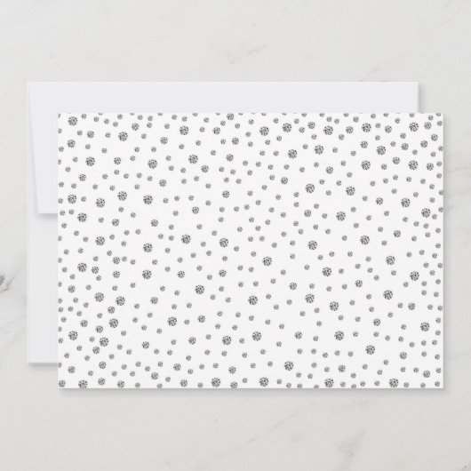 Foto 20th Wedding Jubileum - Silver White Kaart (Achterkant)