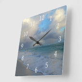 Foto 21 oceaanstrand vierkante klok (Hoek)