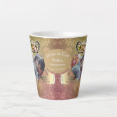 Foto 23rd Wedding Jubileum Topaz Claddagh Latte Mok (Voorkant)