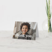 Foto 2e verjaardag - twee bedankkaart (Voorkant)