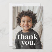 Foto 2e verjaardag - twee bedankkaart (Voorkant)