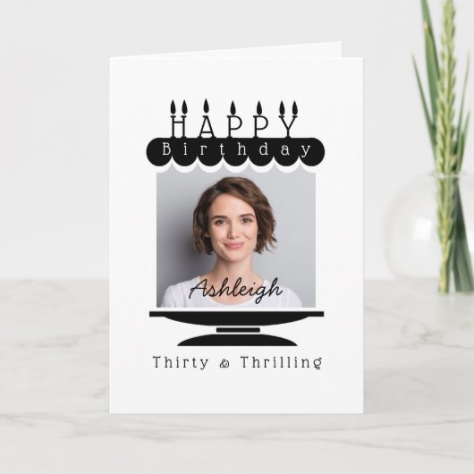 Foto 30e verjaardag Kaart (Voorkant)