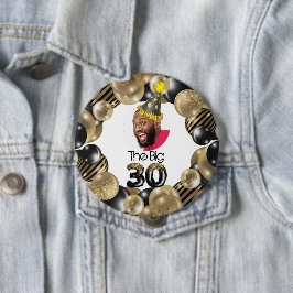 Foto 30th Birthday Custom Ronde Button 4,0 Cm