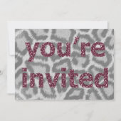 Foto 40 en Fabulous 40th Birthday Party Kaart (Achterkant)