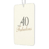 Foto 40 en Fabulous Elegant Script Birthday Luchtverfrisser (Links)