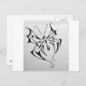 foto-40.JPG stammenvlinder Briefkaart (Voorkant / Achterkant)