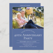 Foto 40e trouwdag kaart (Voorkant / Achterkant)