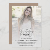 Foto 41e verjaardag uitnodiging Verjaardagsfeest (Voorkant / Achterkant)