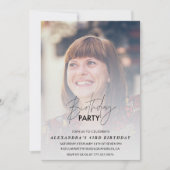 Foto 43e verjaardag uitnodiging Verjaardagsfeest (Voorkant)