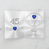 FOTO, 45e huwelijkskaarten voor ouders Kaart (Binnen)