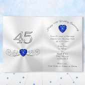 FOTO, 45e huwelijkskaarten voor ouders Kaart