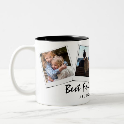 Foto 4 Best Friends Forever & Name Tweekleurige Koffiemok (Links)