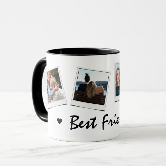 Foto 4 beste vrienden mok (Voorkant links)