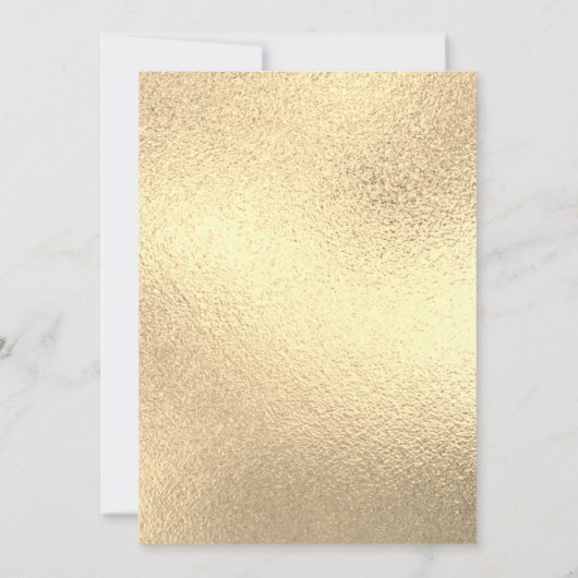 Foto 50e bruiloft Jubileum Gold Kaart (Achterkant)