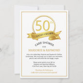 Foto 50e Jubileum Kaart Shower Invitation (Voorkant)