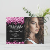 FOTO 50e surrogaatbruine Roos Gold Licht Kaart (Staand voorkant)