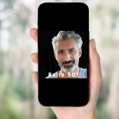 Foto 50e verjaardagsfeest hallo 50 man zwart kaart